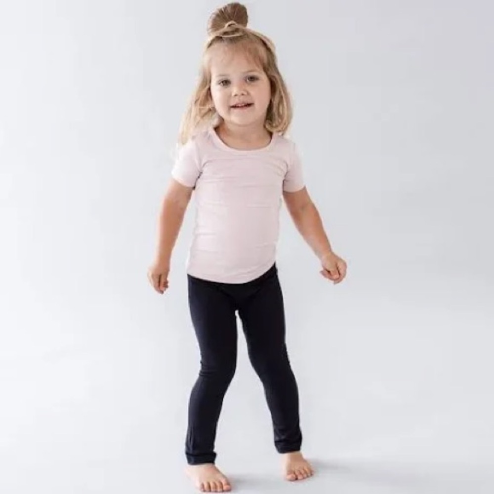 Carter's Girls Bundle‎ Stretch Leggings 3-Pack Black Everyday Basics Elastic